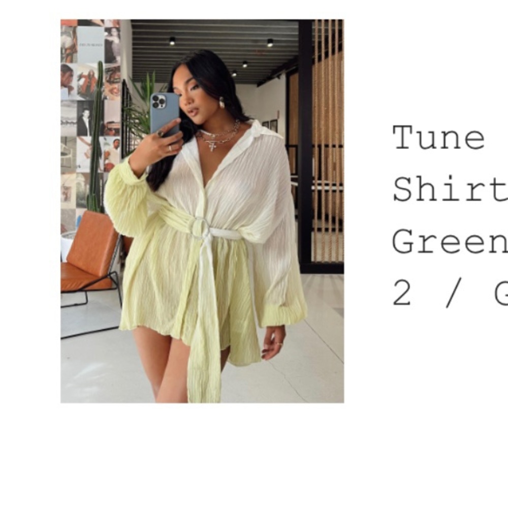 Princess Polly long sleeve ombré dress. Size 2.